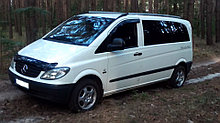 Дефлектор капота - мухобойка, Mercedes-Benz Vito W639, 2003-2014, VIP TUNING