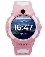Детские умные смарт часы-телефон для девочки с камерой GPS AIMOTO Sport 4G 9220102 розовые