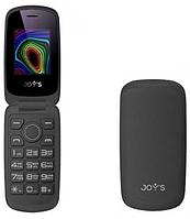 Кнопочный телефон раскладушка JOYS S23 DS черный мобильный сотовый