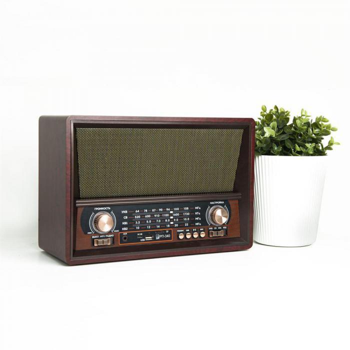 Портативный радиоприемник БЗРП РП-340 ретро радио колонка аналоговый приемник - фото 1 - id-p188218819