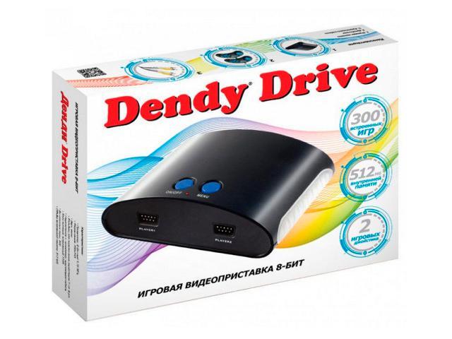 Портативная игровая приставка консоль Dendy Drive 300 игр Денди Сюбор 8 бит для телевизора детей - фото 1 - id-p188232404