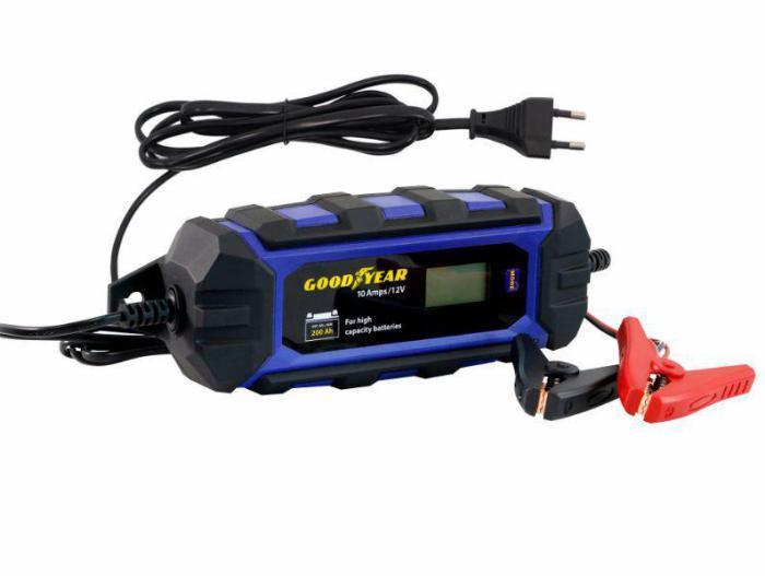 Зарядное устройство для аккумулятора авто GOODYEAR GY003003 CH-10A зарядка для автомобильного АКБ - фото 5 - id-p188232642