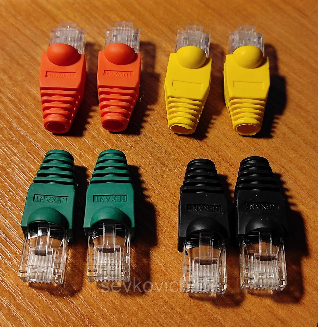 Колпачек изолирующий для RJ-45 упак 100 штук - фото 2 - id-p2009688