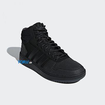 Кроссовки Adidas HOOPS 2.0 MID (Black)