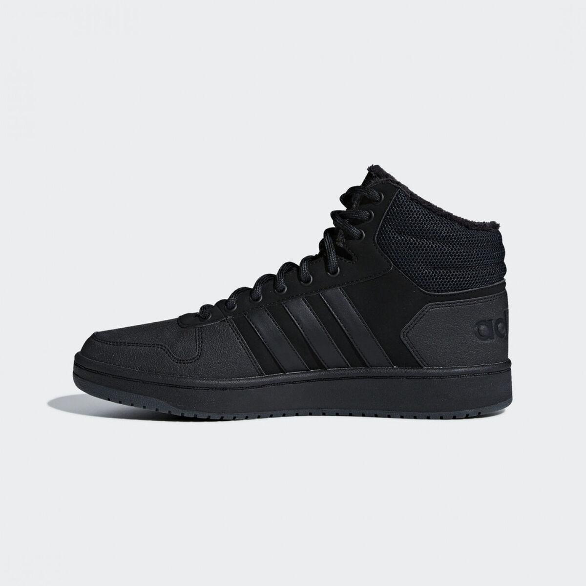Кроссовки Adidas HOOPS 2.0 MID (Black) - фото 3 - id-p188490346