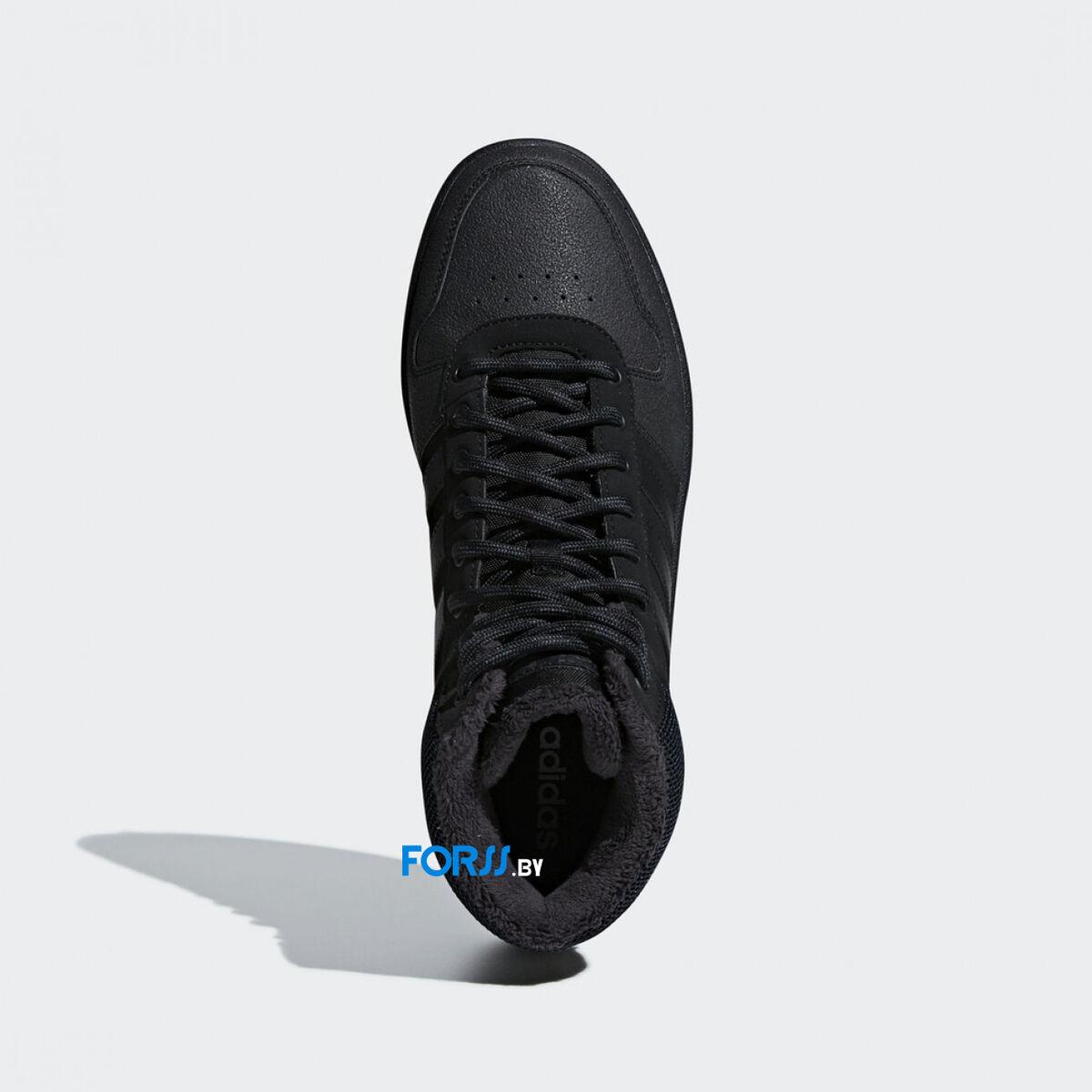 Кроссовки Adidas HOOPS 2.0 MID (Black) - фото 5 - id-p188490346