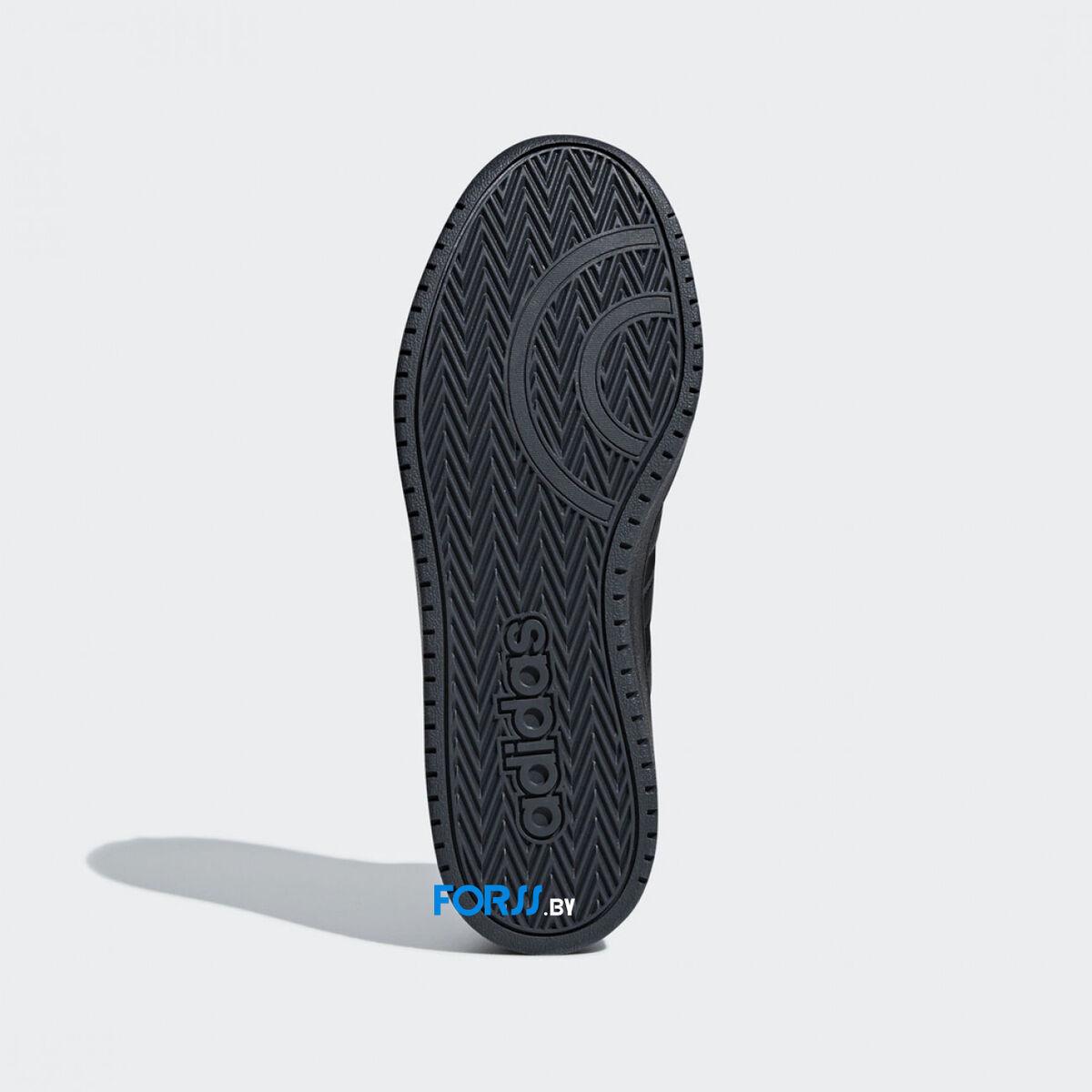 Кроссовки Adidas HOOPS 2.0 MID (Black) - фото 6 - id-p188490346