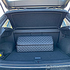 Автомобильный органайзер Кофр в багажник Premium CARBOX Усиленные стенки (размер 70х40см) Черный с черной, фото 9