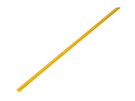 Термоусадочная трубка 3,0 / 1,5 мм, желтая (упак. 50 шт. по 1 м) REXANT