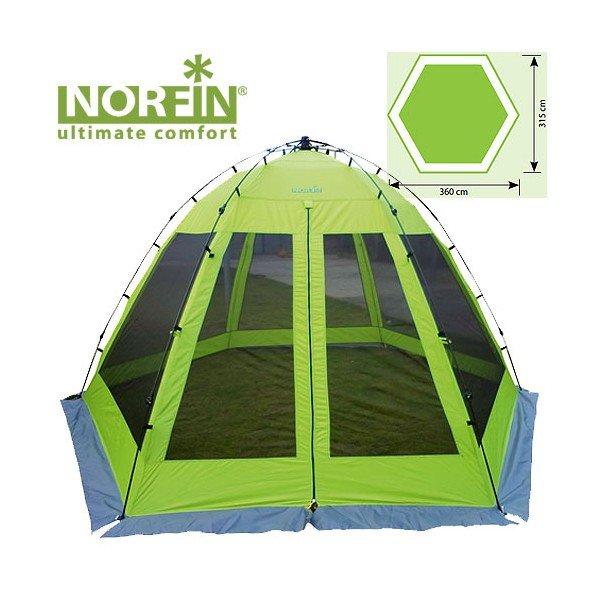 Тент-шатер полуавтоматический каркасный NORFIN LUND NF-10802 - фото 1 - id-p188492422