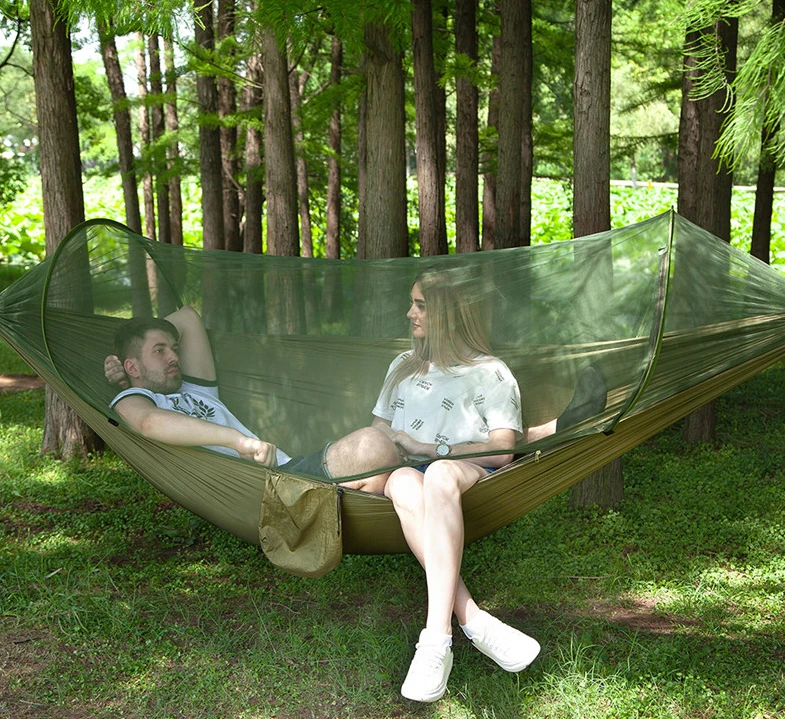 Гамак с антимоскитной сеткой "Two Seats Hammock" Двухместный (270х140 см) - фото 8 - id-p188490363