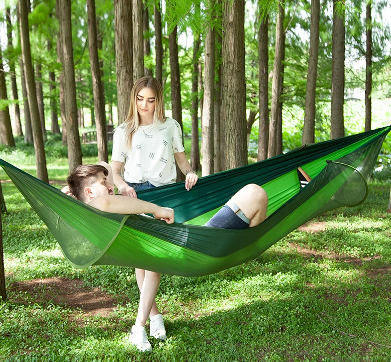 Гамак с антимоскитной сеткой "Two Seats Hammock" Двухместный (270х140 см) - фото 9 - id-p188490363