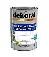 Эмаль Dekoral Emakol Strong масляно-фталевая 0,9л пепельный RAL 7035