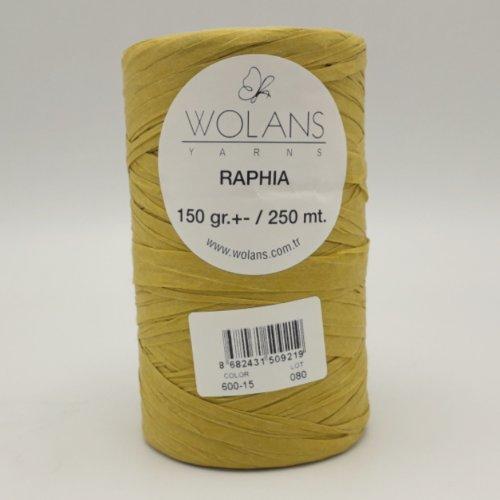 Рафия Воланс ( Wolance Raphia ) цвет 600-15 горчица - фото 1 - id-p188499280