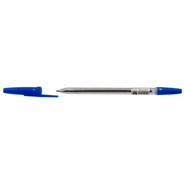 Ручка шариков. Silwerhof Basic 1166176 корп.прозрачный d=0.7мм чернила син. кор.карт. сменный стержень - фото 2 - id-p188498999
