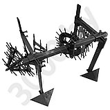 Комплект культиватор-пропольник Ёжик КЕ-01/40-2ПСТ со сцепкой для мотоблока, минитрактора, фото 9