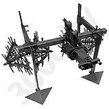 Комплект культиватор-пропольник Ёжик КЕ-01/40-М2ПС со сцепкой для мотоблока Беларус МТЗ, фото 3