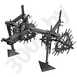 Комплект культиватор-пропольник Ёжик КЕ-01/40-М2ПС со сцепкой для мотоблока Беларус МТЗ, фото 5