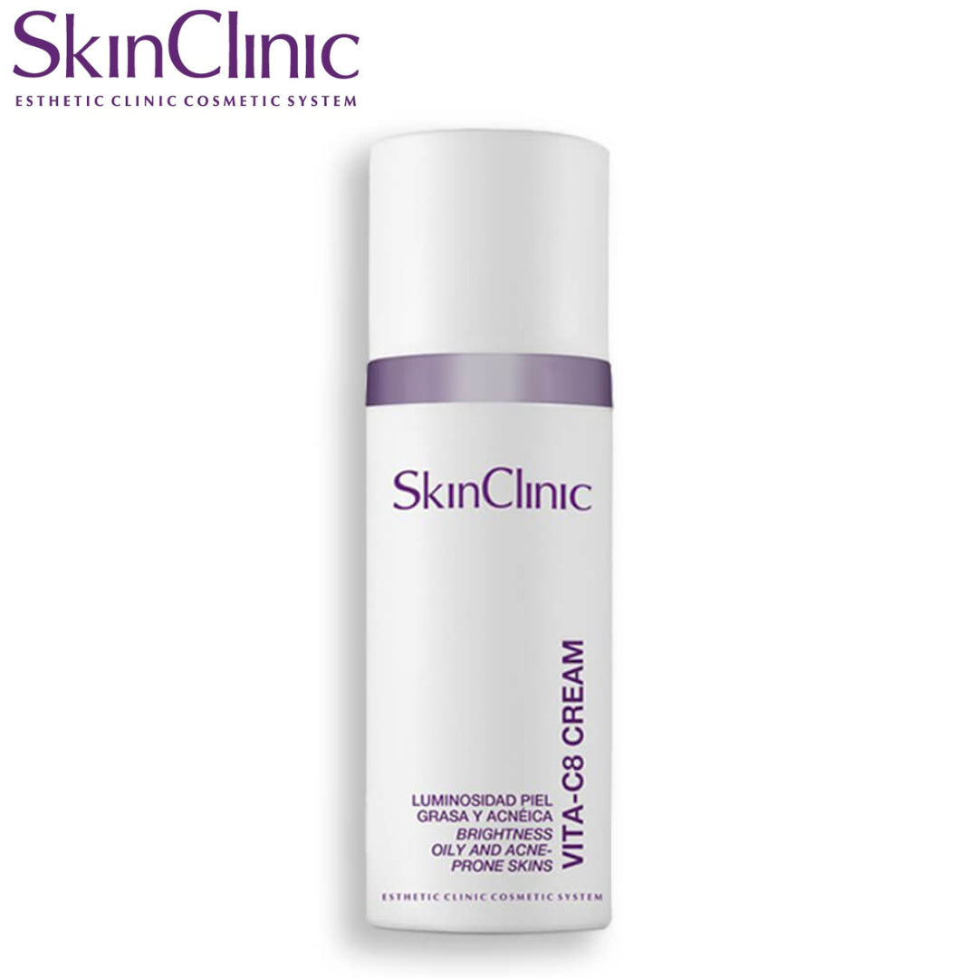 Крем для жирной и комбинированной кожи с витамином С 8% SkinClinic Vita-C8 Cream