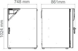 CO -инкубатор BINDER CB 210 (267 л, Ткомн.+5 +60 °С, 0 20 об. % CO , 90 95 % отн. вл.) с контролем О2 - фото 2 - id-p188501432