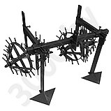 Комплект культиватор-пропольник Ёжик КПР-2ПСТ со сцепкой для мотоблока, минитрактора, фото 9