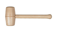 Киянка деревянная 70мм, деревянная рукоятка Topex 02A057 (375гр)