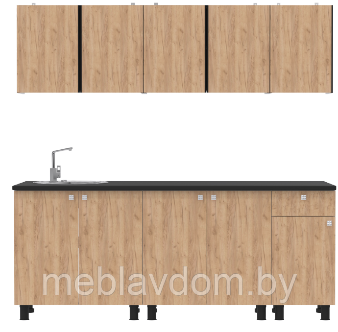 Линейная кухня КГ-1 (NN-мебель) (2 м.) - фото 7 - id-p188507831