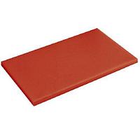 Доска разделочная 53х32,5х1,8 см, пластик красная MACO 53032518R