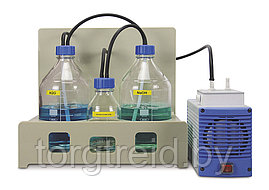 Система утилизации газов на базе мембранного химически стойкого вакуумного насоса СКБ-4