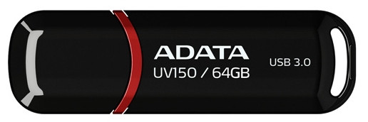 USB Flash A-Data DashDrive UV150 64GB (AUV150-64G-RBK) - фото 1 - id-p188508730