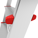Профессиональная алюминиевая стремянка с площадкой 8 ступени 225 кг NV 5030 Новая высота 5130108, фото 8