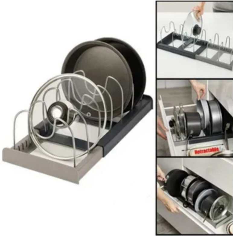 Органайзер для крышек, сушилка для посуды, кухонных принадлежностей - фото 2 - id-p187757689