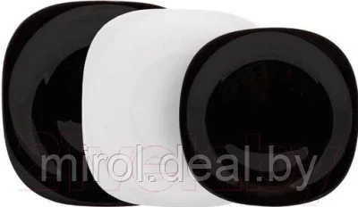 Набор тарелок Luminarc Carine Black/White N1479 - фото 2 - id-p188510480