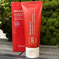 Esthetic House Паста зубная с добавлением прополиса - Dear.dent red propolis toothpaste, 80г