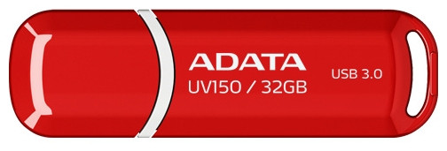 USB Flash A-Data DashDrive UV150 Red 32GB (AUV150-32G-RRD) - фото 1 - id-p188519365