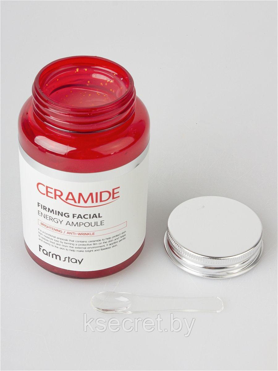 Ампульная сыворотка с керамидами FARMSTAY Ceramide Firming Facial Energy Ampoule 250мл - фото 3 - id-p188519566