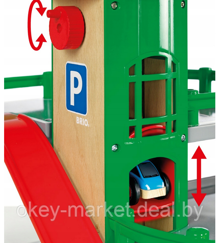 Игровой набор Brio "Парковка с лифтом" 33204 - фото 5 - id-p188525863