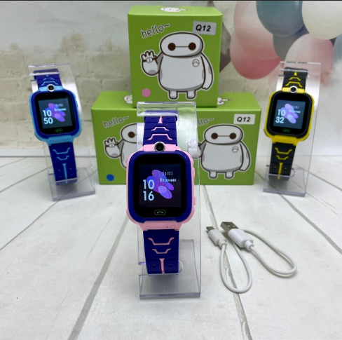 Детские умные часы Smart Baby Watch с gps Q12 - фото 2 - id-p188525869