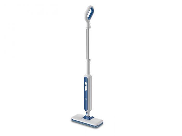 Паровая швабра BQ SM2008 White-Blue пароочиститель для дома электрошвабра отпариватель
