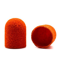 Колпачок абразивный на тканевой основе 10 мм, оранжевый 220 грит