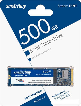 SSD Smart Buy Stream E19T 500GB SBSSD-500GT-PH19T-M2P4, фото 2