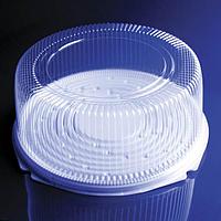 Коробка пластик круглая для торта 31*12 см