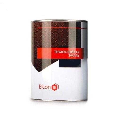 Краска термостойкая 0,8 кг Черная ELCON - фото 1 - id-p188537429