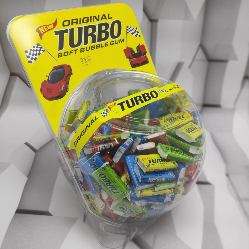 Блок жевательных резинок Turbo Xtreme, 300 шт. (BIG BOX сфера) - фото 2 - id-p179630685