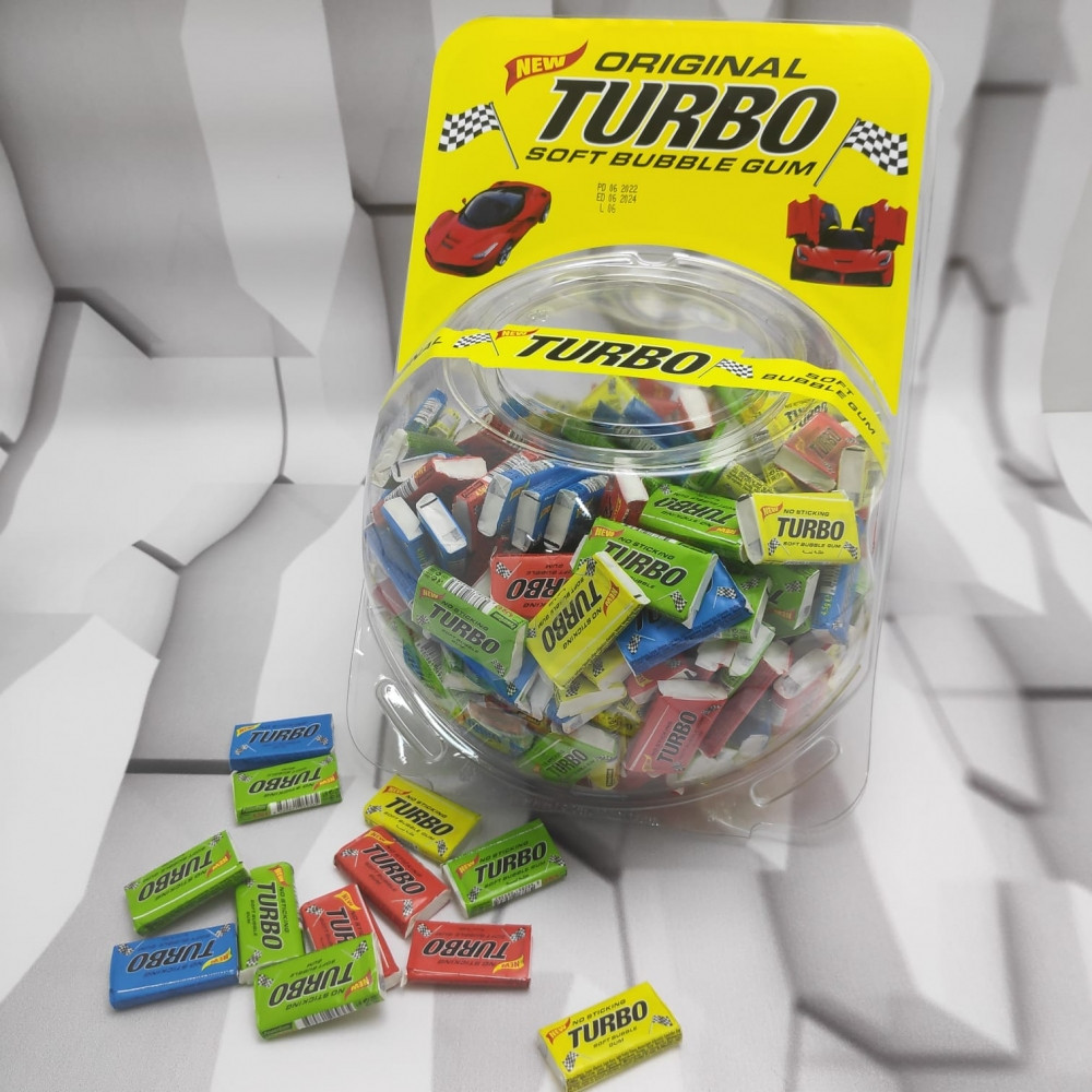 Блок жевательных резинок Turbo Xtreme, 300 шт. (BIG BOX сфера) - фото 4 - id-p179630685