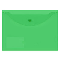 Папка-конверт на кнопке "inФормат", A4, зеленый