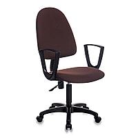 Кресло для персонала "Бюрократ CH-1300N Престиж+", ткань, пластик, коричневый