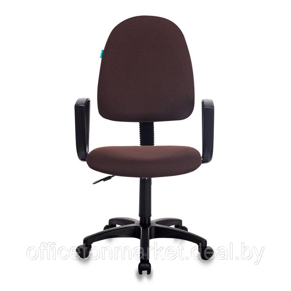 Кресло для персонала "Бюрократ CH-1300N Престиж+", ткань, пластик, коричневый - фото 2 - id-p137125744