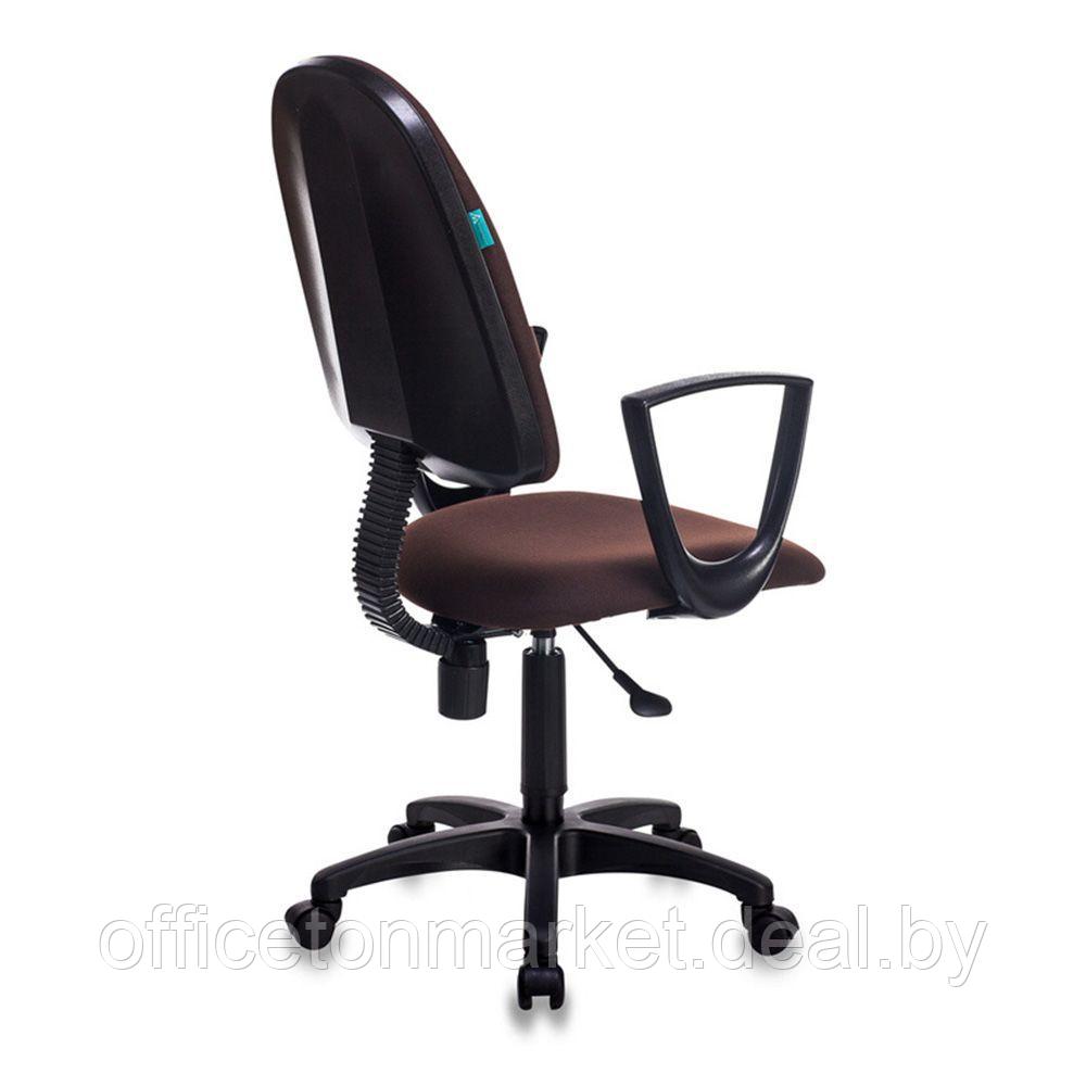 Кресло для персонала "Бюрократ CH-1300N Престиж+", ткань, пластик, коричневый - фото 4 - id-p137125744