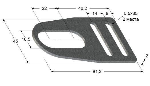 Кронштейн PS9K-18M-4S3 ОПТОМ - фото 1 - id-p188005146